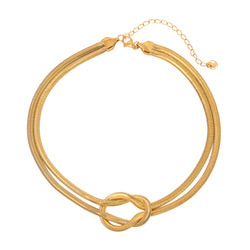 LEMNISCO CHOKER DORADO