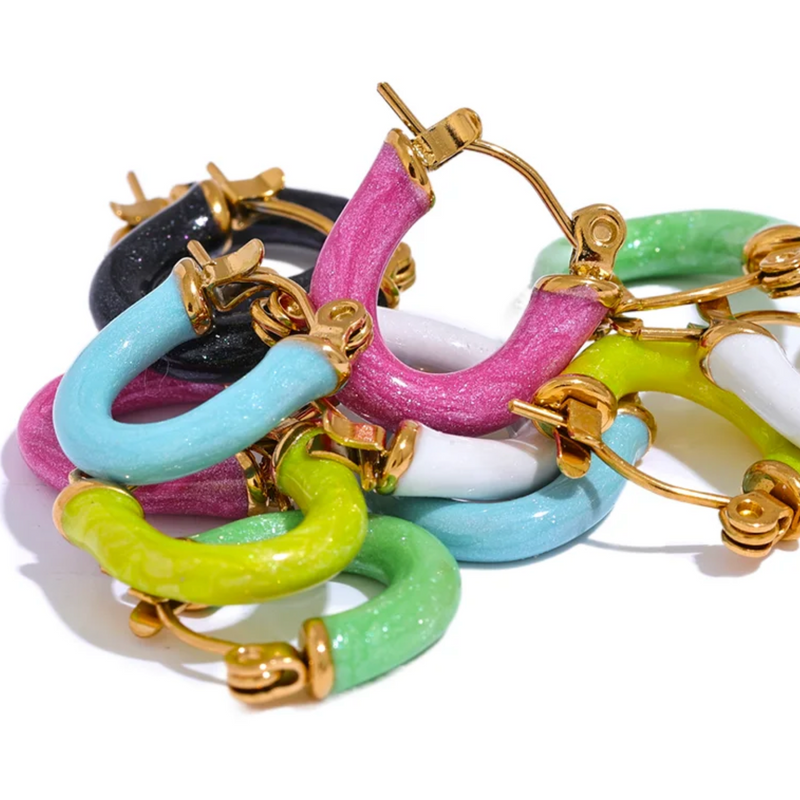 YELLOW PLASTICOLA HOOPS