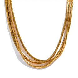 SPAGHETTI NECKLACE - DORADO