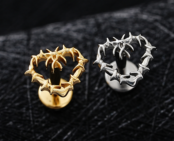 BICHOTA STUD PLATEADO (unidad)