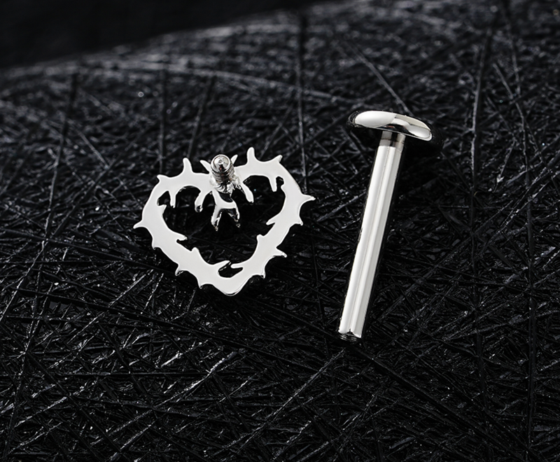 BICHOTA STUD PLATEADO (unidad)