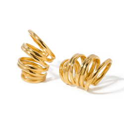 ORUGA EARCUFF DORADO