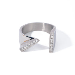 ELECTRA RING - PLATEADO