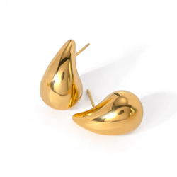 BABY DROP STUDS - DORADOS