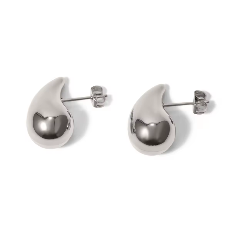 BABY DROP STUDS - PLATEADOS