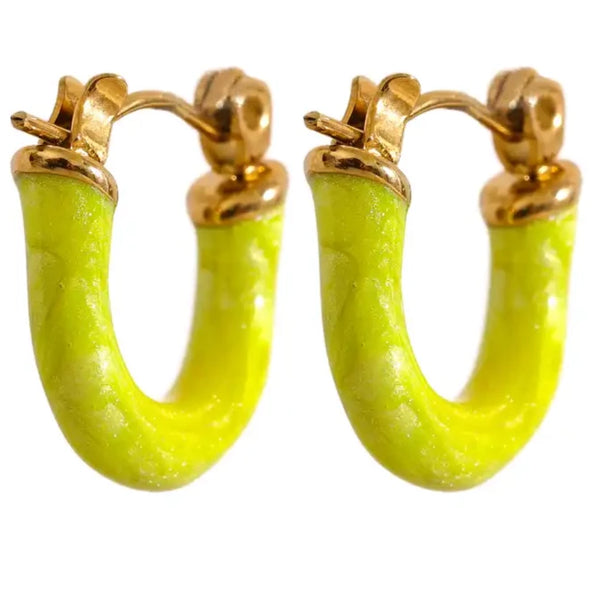 YELLOW PLASTICOLA HOOPS