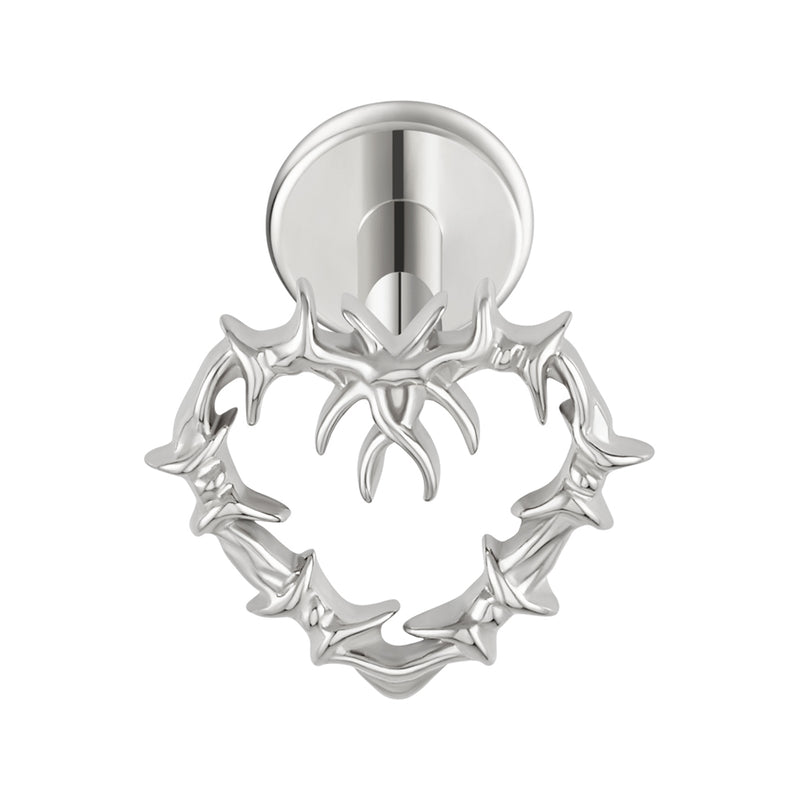 BICHOTA STUD PLATEADO (unidad)