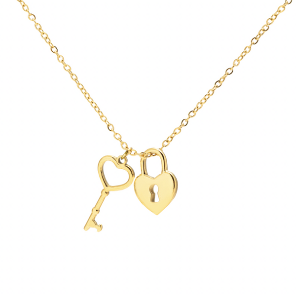 LOCK YOU NECKLACE DORADO