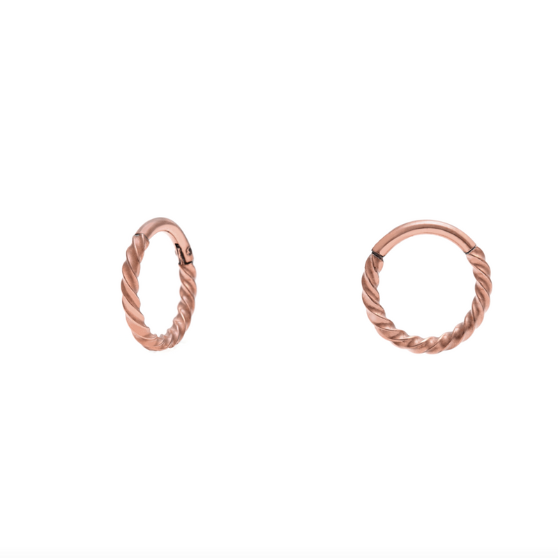 WATERPROOF CROISSANT HUGGIE ROSE GOLD (UNIDAD)