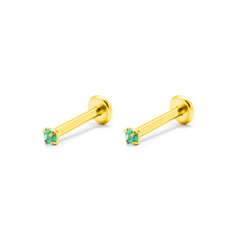 ESMERLADA MUST HAVE STUD - DORADO (UNIDAD)