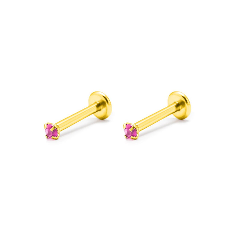 MAGENTA MUST HAVE STUD - DORADO (UNIDAD)